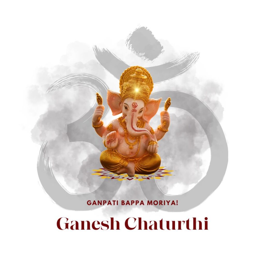 Ganpati Bappa Caption in Marathi